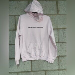 🎉4 for $15🎉pink graphic hoodie!